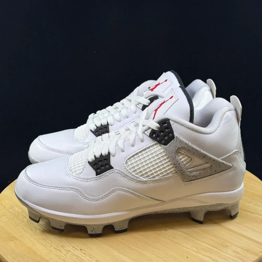 Nike Men's Air Jordan 4 Retro MCS Baseball Cleats - HQ0209 106- New - Size 10